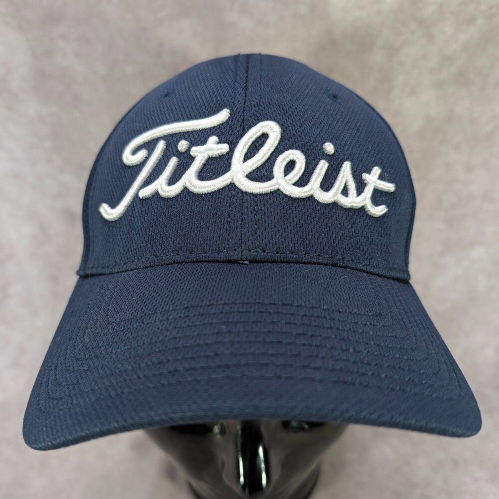 Titleist New Era TPC Scottsdale Golf Hat Fitted Large X-Large Navy Blue Mens Cap